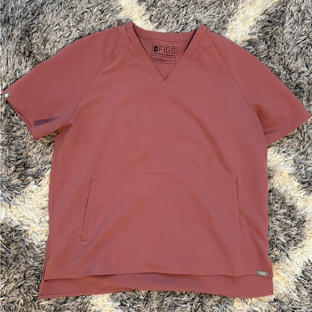 FIGS Mauve Scrub Top